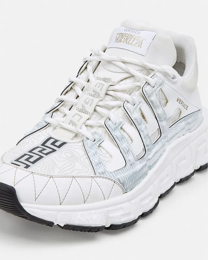 Trigreca Men Versace Trigreca Sneakers White