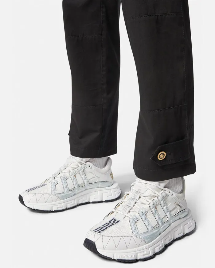 Trigreca Men Versace Trigreca Sneakers White