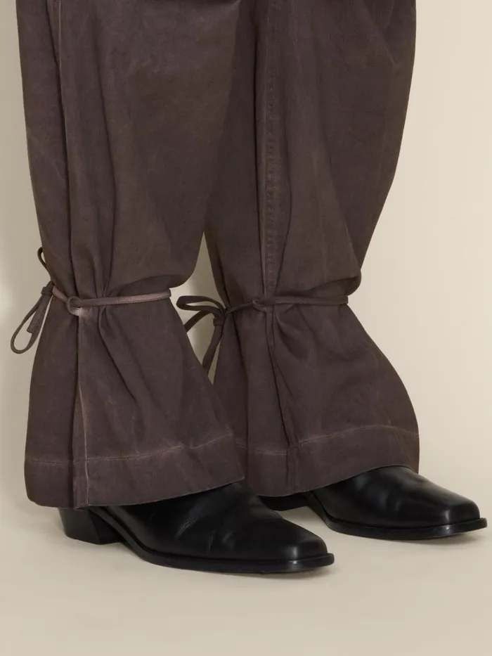 Trousers and Shorts Women Holzweiler Night Worker Trousers Brown Mix
