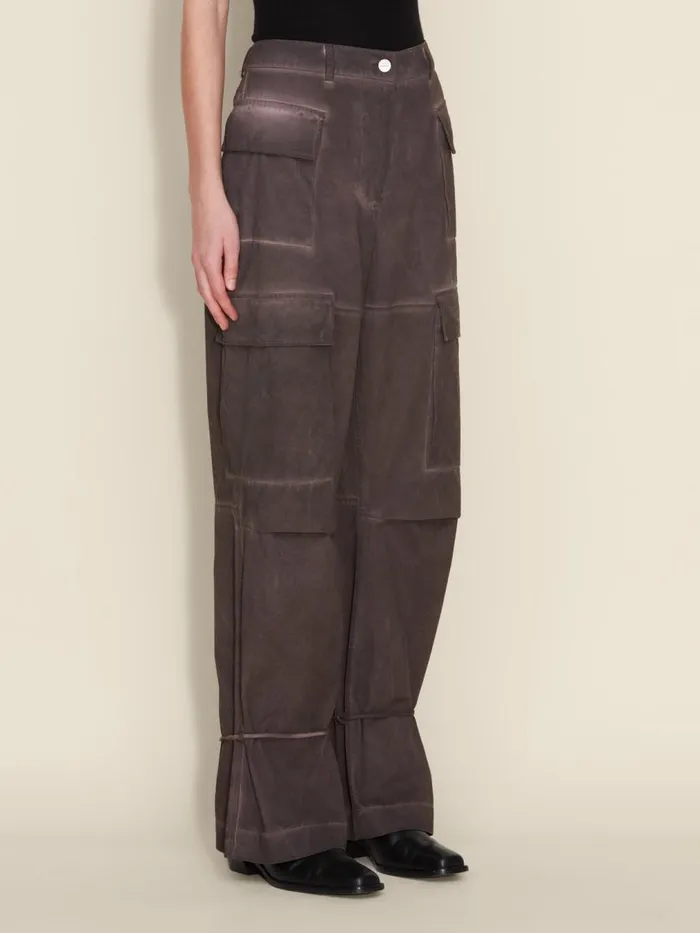 Trousers and Shorts Women Holzweiler Night Worker Trousers Brown Mix