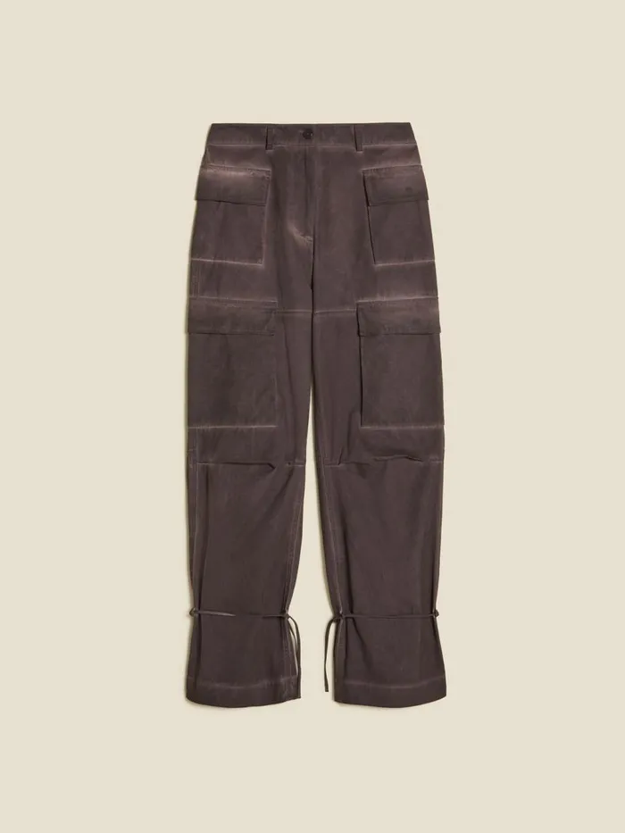 Trousers and Shorts Women Holzweiler Night Worker Trousers Brown Mix
