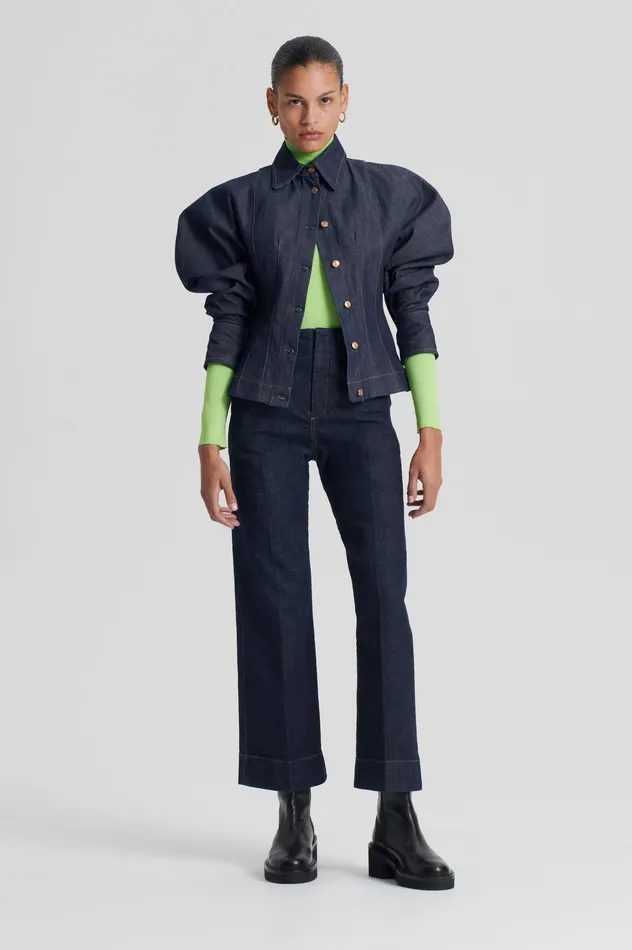 Trousers DENIM CROPPED JEAN INDIGO1275 8211 Scanlan Theodore Women