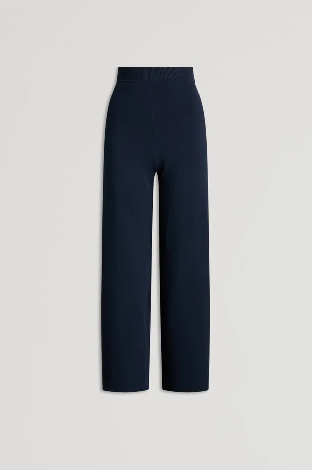 Trousers Women Scanlan Theodore MICRO CREPE CROP TROUSER NAVY Trousers Women Scanlan Theodore MICRO CREPE CROP TROUSER NAVY