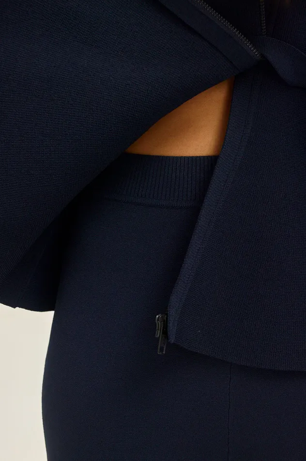 Trousers Women Scanlan Theodore MICRO CREPE CROP TROUSER NAVY Trousers Women Scanlan Theodore MICRO CREPE CROP TROUSER NAVY