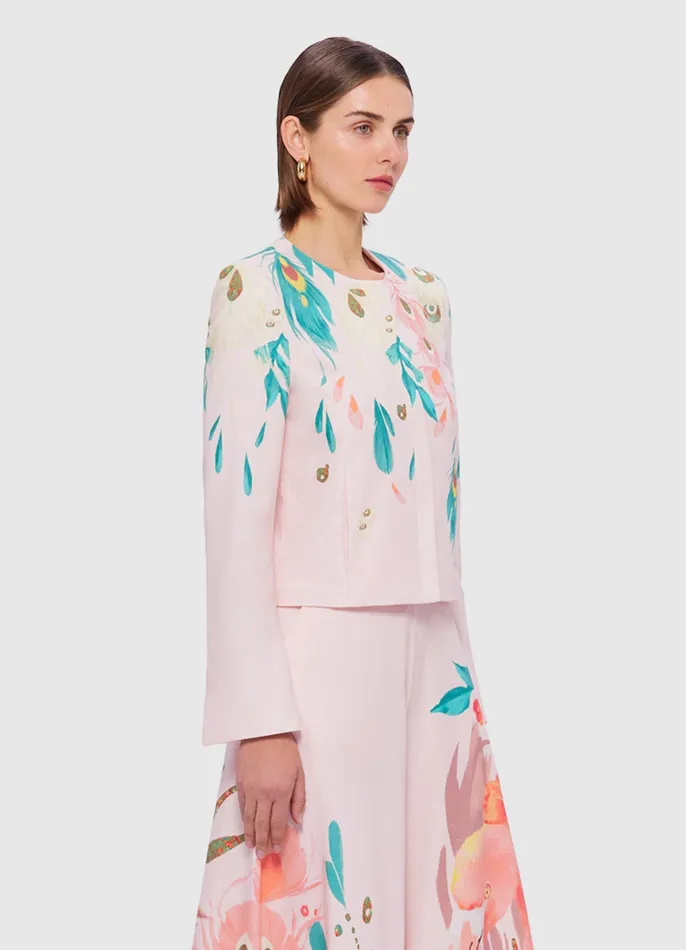 Two Piece Sets Ramona Jacket 8211 Euphoria Print 8211 LEO LIN Women