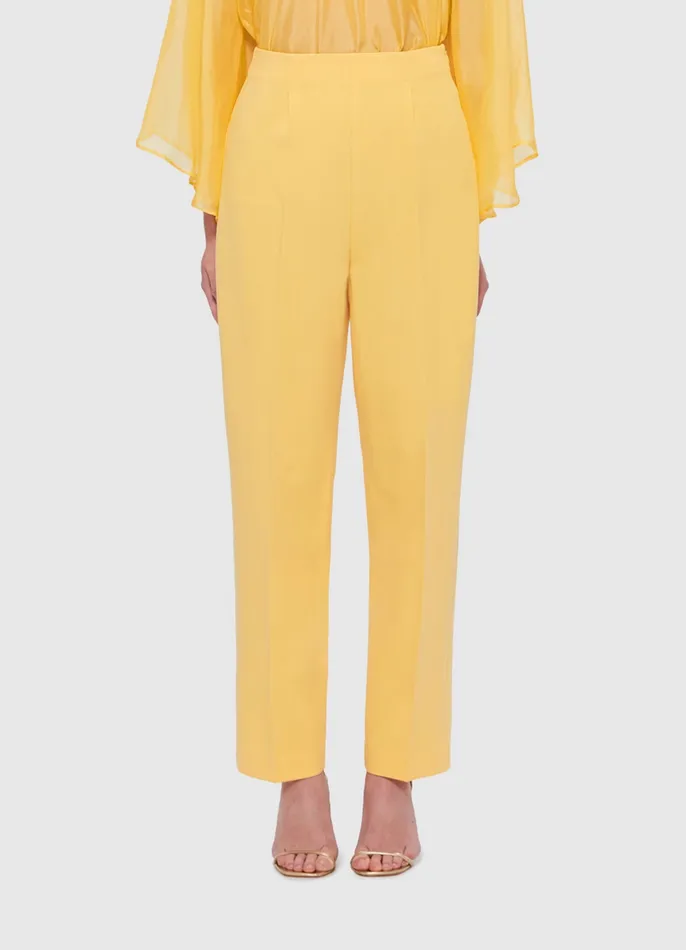 Two Piece Sets Women LEO LIN Harriet Straight Leg Pants 8211 Canary