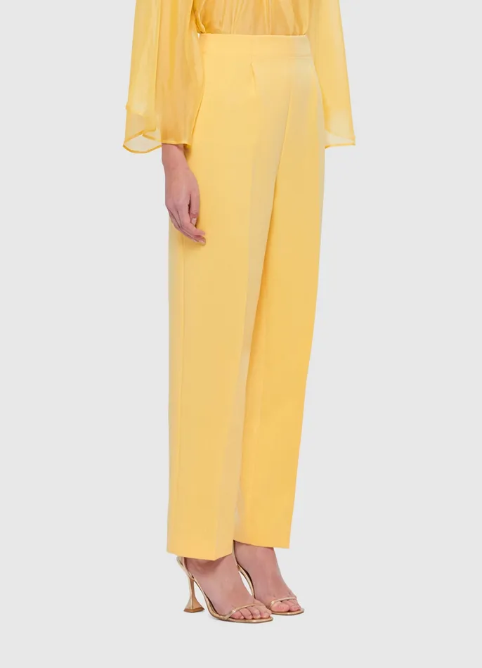 Two Piece Sets Women LEO LIN Harriet Straight Leg Pants 8211 Canary