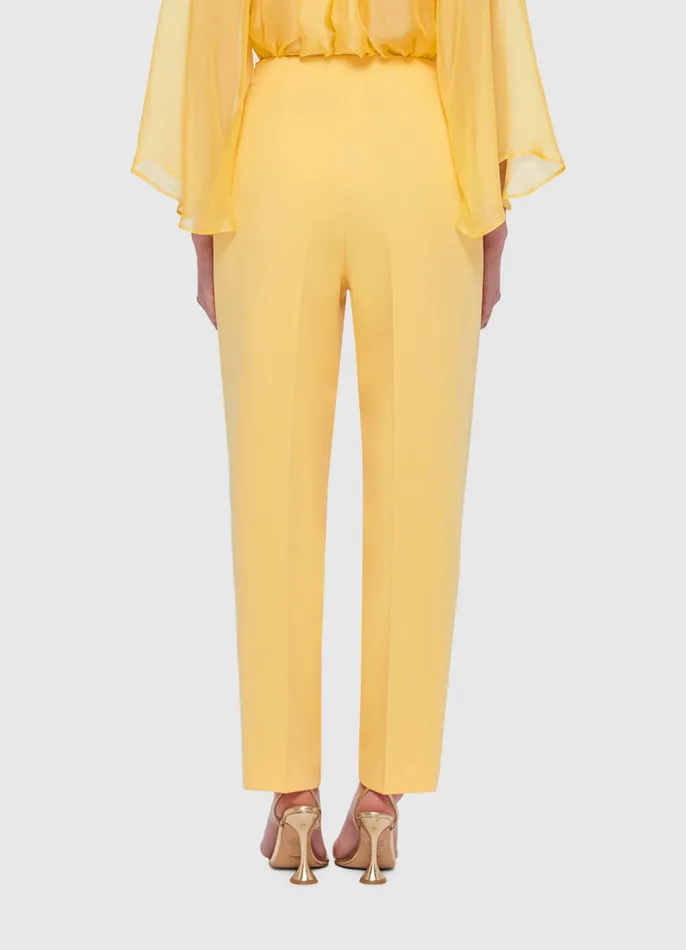 Two Piece Sets Women LEO LIN Harriet Straight Leg Pants 8211 Canary