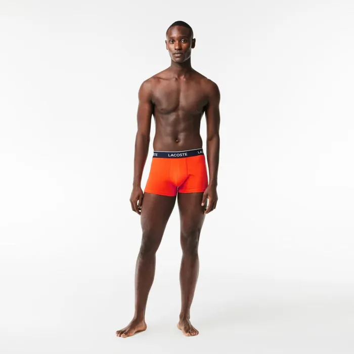 Underwear and Socks Men Lacoste Men039s 3Pack Trunks Navy Blue Orange Bordeaux Ki3 Underwear and Socks Men Lacoste Men039s 3Pack Trunks Navy Blue Orange Bordeaux Ki3