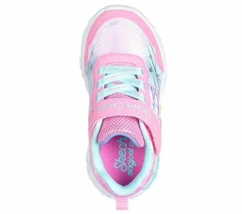 Unicorn Charmer 8211 Lil Stellar Pink Turquoise Kids SKECHERS Toddlers UK Sizes 49