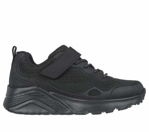 Uno Lite 8211 Worlo Black Kids SKECHERS Kids UK Sizes 9525