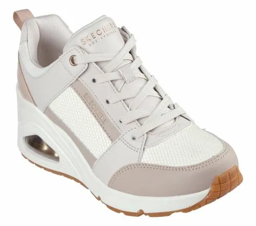 Uno Wedge 8211 Everything Nice Off White Women SKECHERS Lace Up