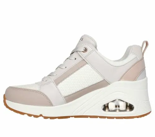 Uno Wedge 8211 Everything Nice Off White Women SKECHERS Lace Up