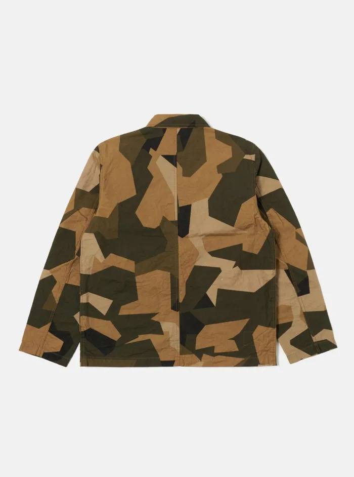 Utility Jacket In Brown Swedish Camo Men Universal Works Coats and Outerwear