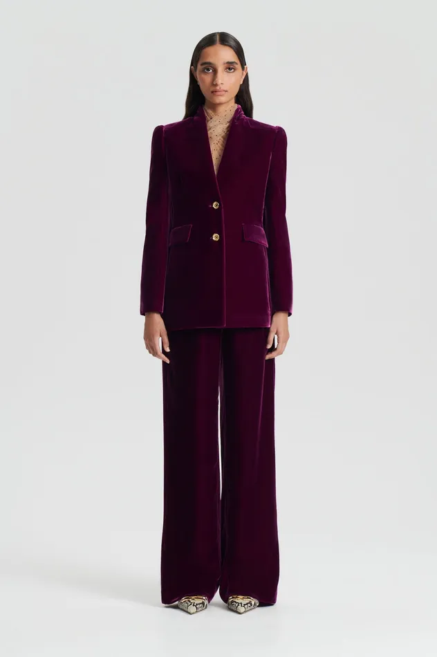 VELVET JACKET MULBERRY Women Jackets Scanlan Theodore