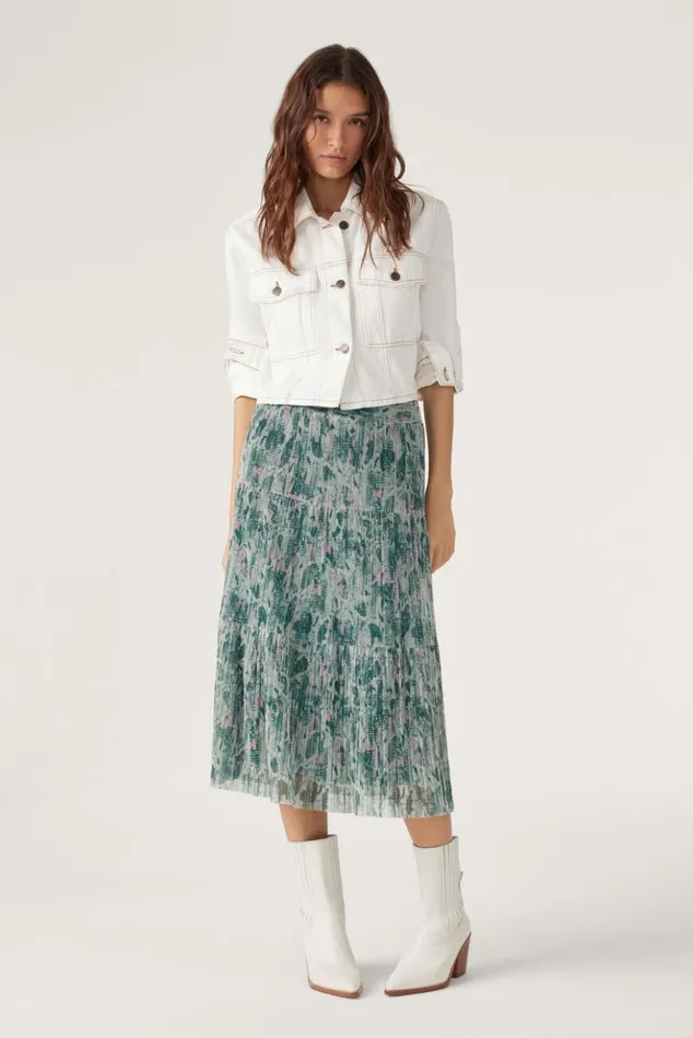 VolyMidi Skirt Clothing Baandsh Skirts and Shorts