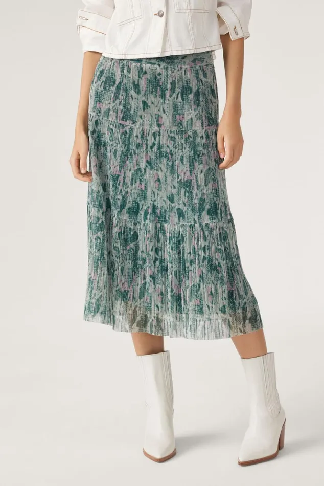 VolyMidi Skirt Clothing Baandsh Skirts and Shorts