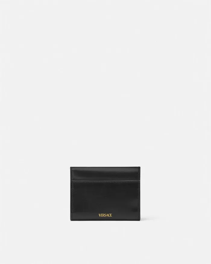 Wallets Women Versace Medusa 03995 Trifold Wallet Blackgold