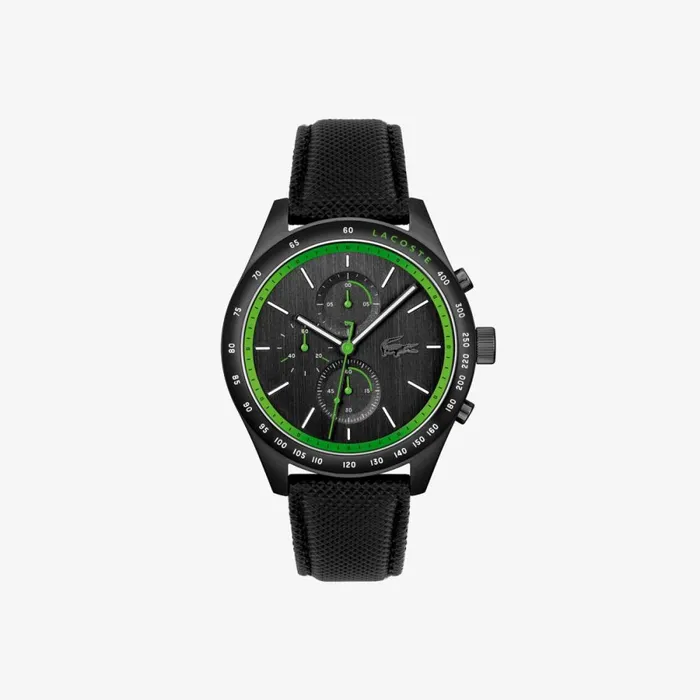 Watches Men Lacoste Men039s Apext Chronograph Leather Watch Without Color 000