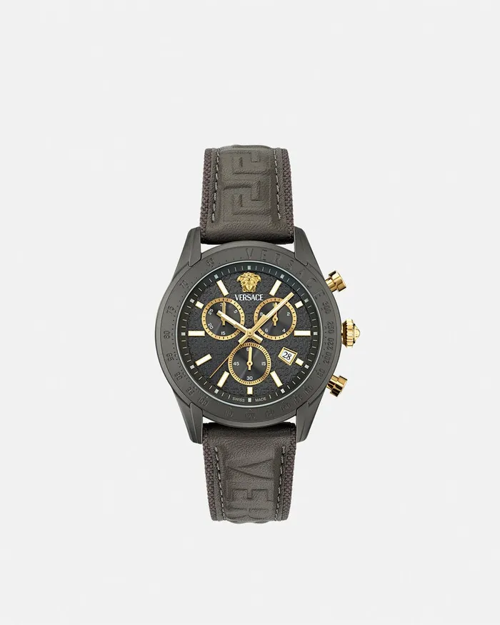 Watches Men Versace Chrono Master Watch Black