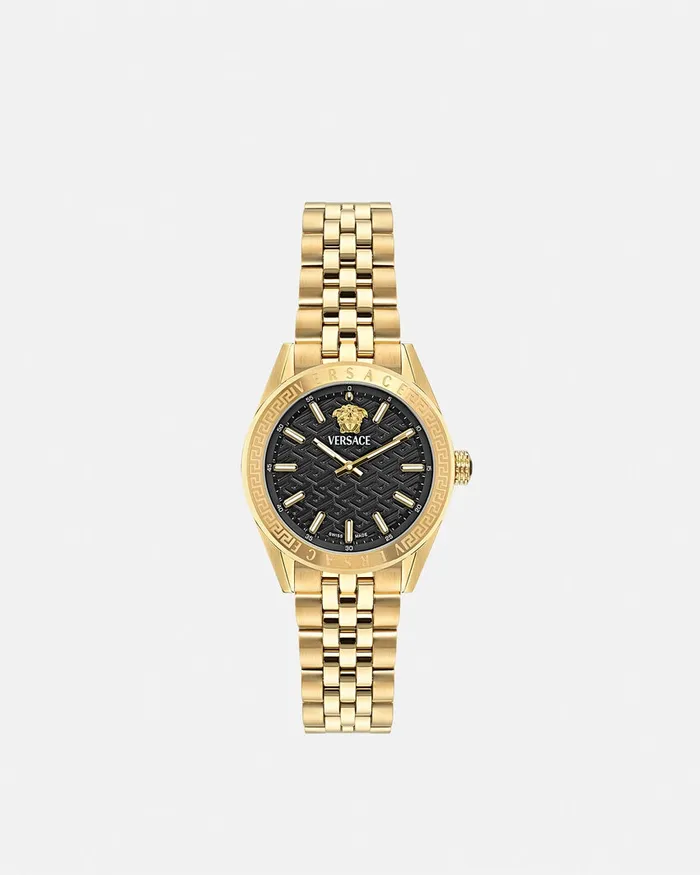 Watches Women Versace VCode Lady Watch Blackgold