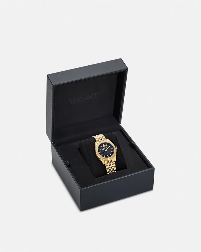 Watches Women Versace VCode Lady Watch Blackgold