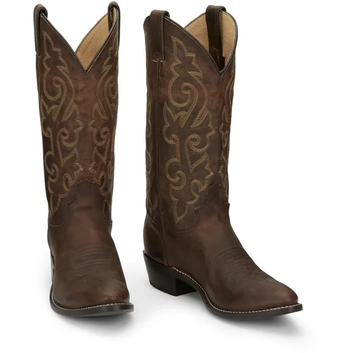 Western Men Justin Boots Buck 13034 Western Boot Bay Apache 040brown041