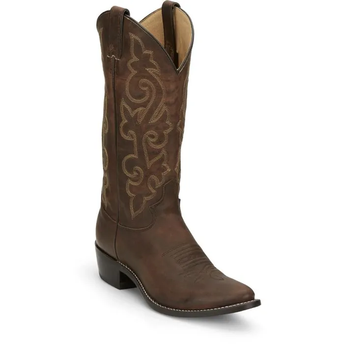 Western Men Justin Boots Buck 13034 Western Boot Bay Apache 040brown041