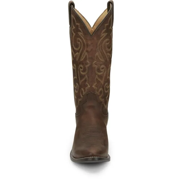 Western Men Justin Boots Buck 13034 Western Boot Bay Apache 040brown041