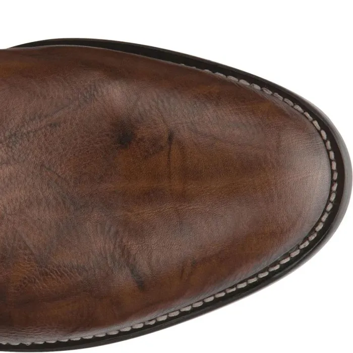 Western Men Justin Boots Jackson 10034 Roper Boot Chestnut 040brown041