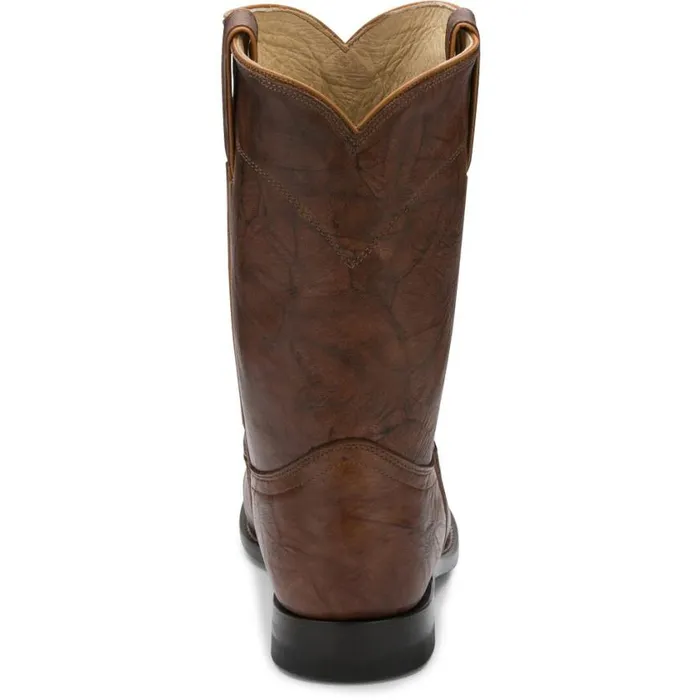 Western Men Justin Boots Jackson 10034 Roper Boot Chestnut 040brown041