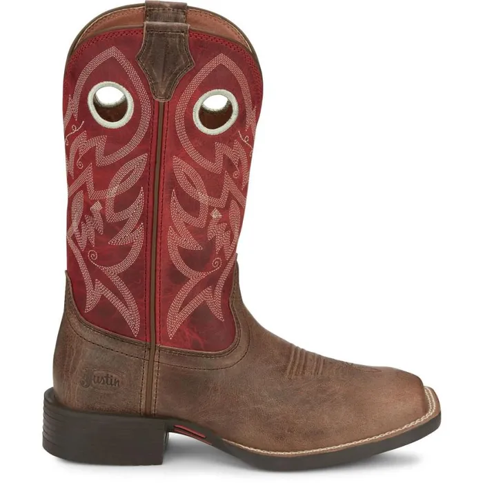 Western Women Justin Boots Liberty 11 Western Boot River Stone Grey 040brown041
