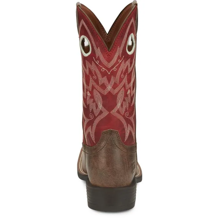 Western Women Justin Boots Liberty 11 Western Boot River Stone Grey 040brown041