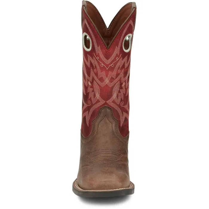 Western Women Justin Boots Liberty 11 Western Boot River Stone Grey 040brown041