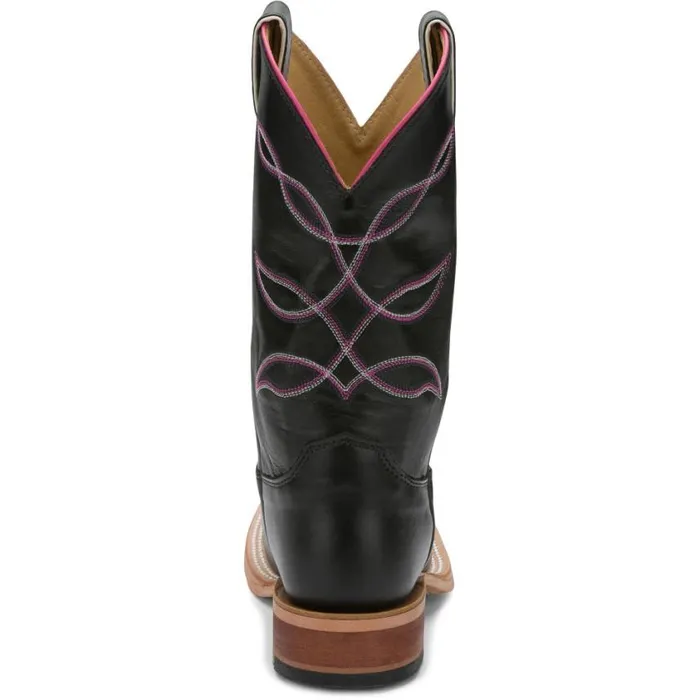 Western Women Justin Boots Lori 11034 Womens Boot Royal Black 040black041