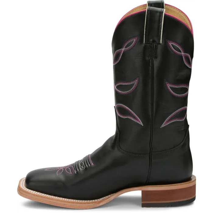 Western Women Justin Boots Lori 11034 Womens Boot Royal Black 040black041