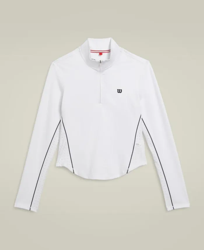 Wilson Outerwear Women Brentwood HalfZip 8211 Bright White