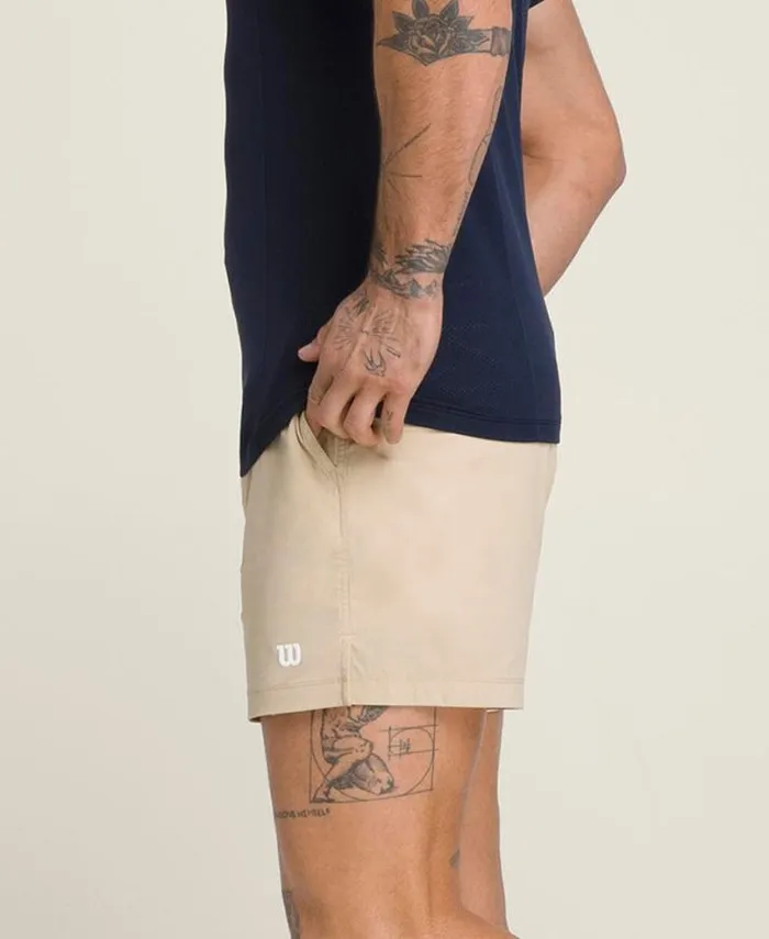 Wilson Shorts Men Tennis Volley Short 8211 Safari Wilson Shorts Men Tennis Volley Short 8211 Safari