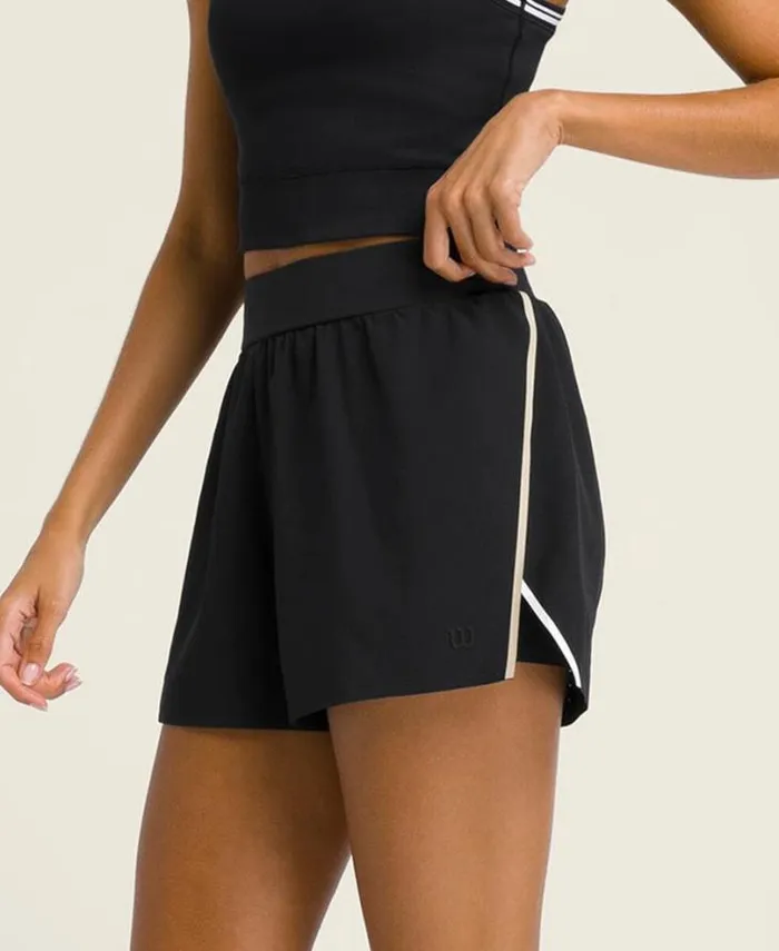 Wilson Shorts Women Backswing Shorts 8211 Black Wilson Shorts Women Backswing Shorts 8211 Black