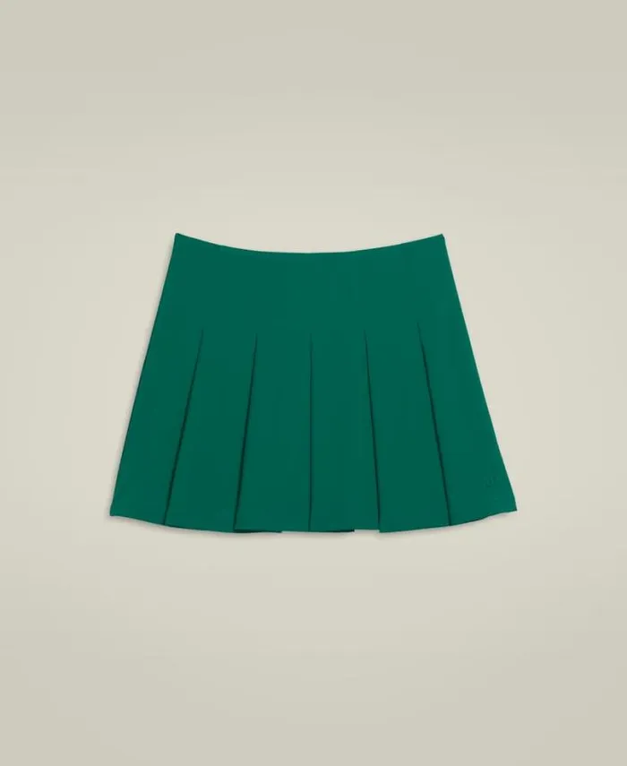 Wilson Skirts Women Classic Pleated Mini Skirt 8211 Club Green