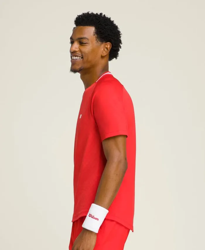Wilson Tees Men Serve Out Tee 8211 Infrared Wilson Tees Men Serve Out Tee 8211 Infrared
