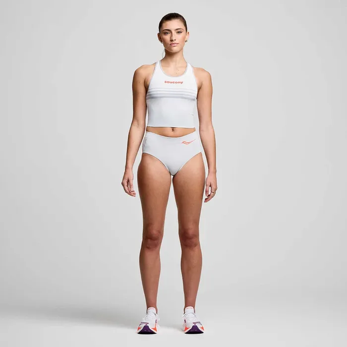 Women8217s Endorphin Crop Top Cloud Women Tops Saucony