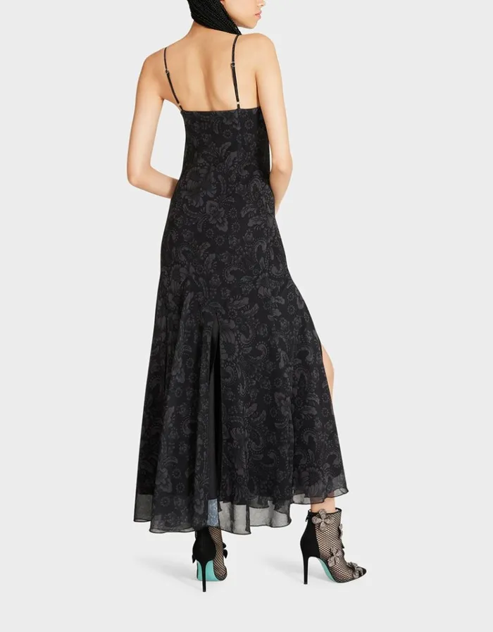 Women ADDISON MIDI DRESS VINTAGE BLACK MULTI Black Multi Betsey Johnson
