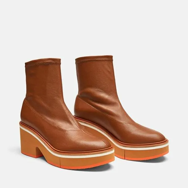 Women ALBANE Brown Clergerie Ankle Boots