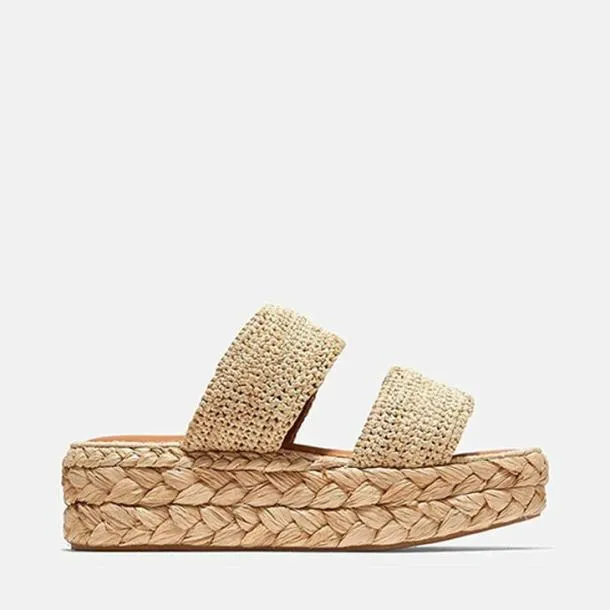 Women ARLENE Natural Straw Clergerie Mules