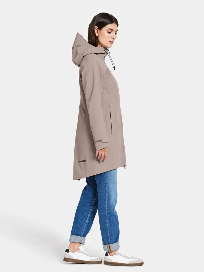 Women Bea Parka Ash Brown Didriksons Spring Jackets