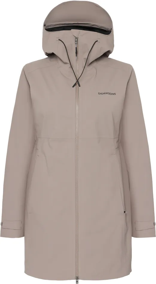 Women Bea Parka Ash Brown Didriksons Spring Jackets