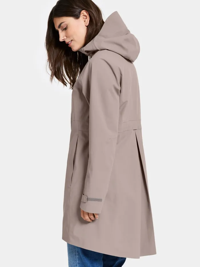 Women Bea Parka Ash Brown Didriksons Spring Jackets
