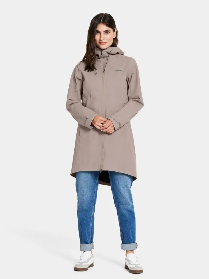 Women Bea Parka Ash Brown Didriksons Spring Jackets