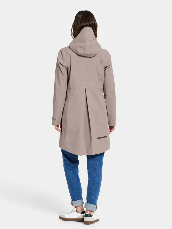 Women Bea Parka Ash Brown Didriksons Spring Jackets